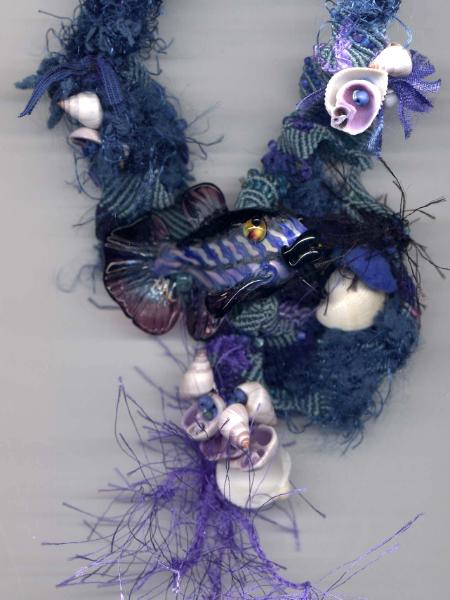 Freeform Macrame Fish 3