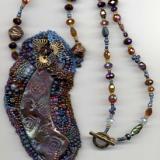 Raku Necklace 5