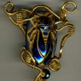 Wire Wrapped Scarab Pendant