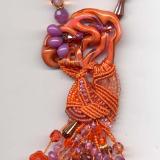 Freeform Micro Macrame Tantrum Necklace 3