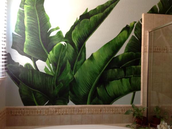 Bathroom greenery