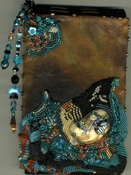 Copper book with a Klew Cabochon