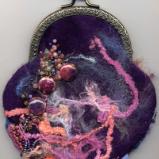 Embellished Felted Purse