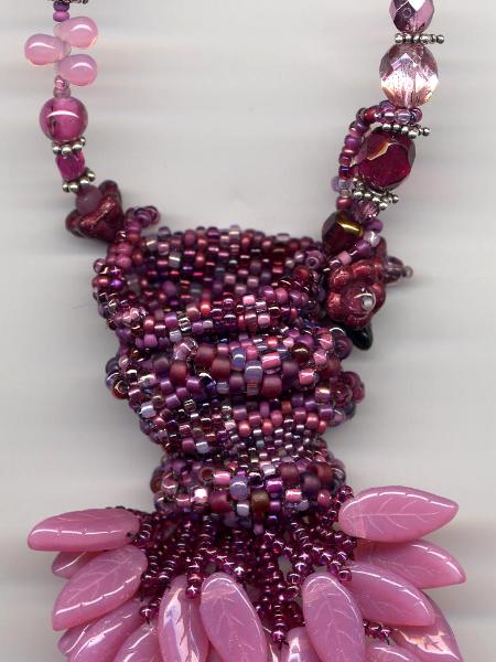 Sculptural Freeform Peyote Amulet Sculptural Freeform Peyote Amulet