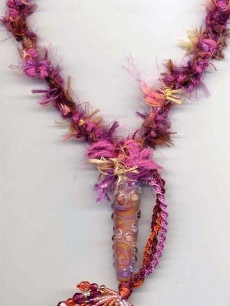 Art Fiber Necklace