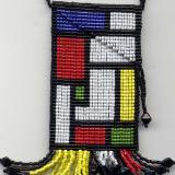 Loomed Mondrian Style Amulet